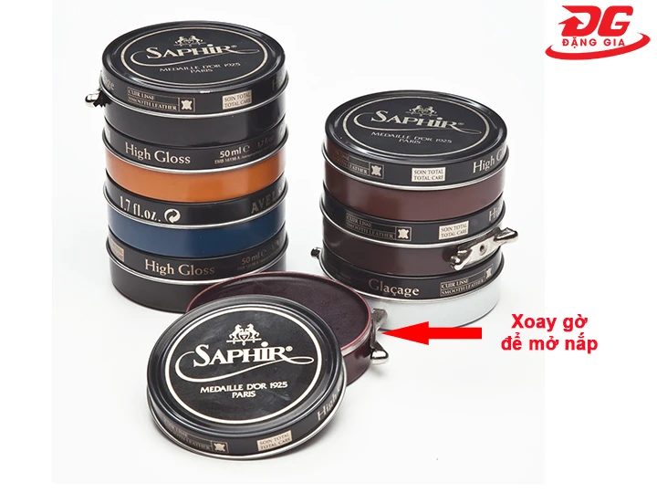 Cách mở hộp xi đánh giày dạng sáp đơn giản