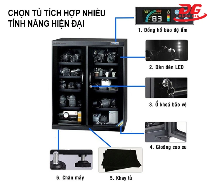 Chọn tủ có nhiều tính năng hiện đại