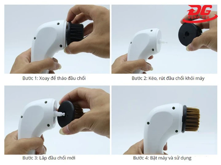 ướng dẫn sử dụng máy đánh giày cầm tay