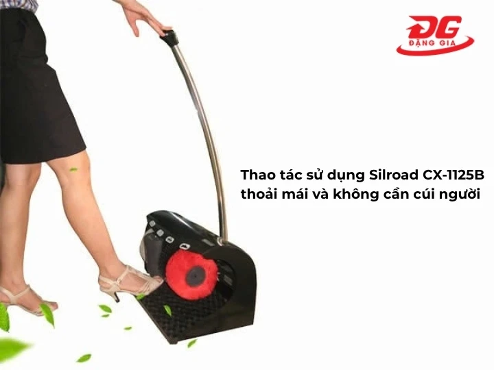 Máy đánh giày Silroad CX-1125B dễ sử dụng