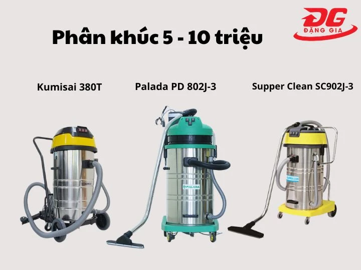 Máy hút bụi công nghiệp phân khúc 5 -10 triệu