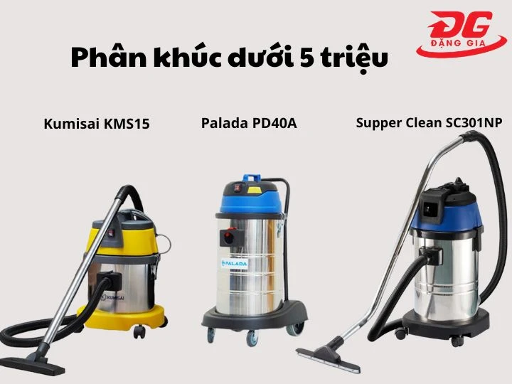 Máy hút bụi công nghiệp phân khúc 5 triệu