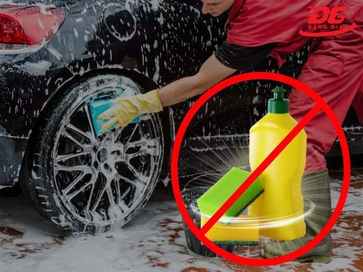 Những sai lầm thường gặp khi rửa xe