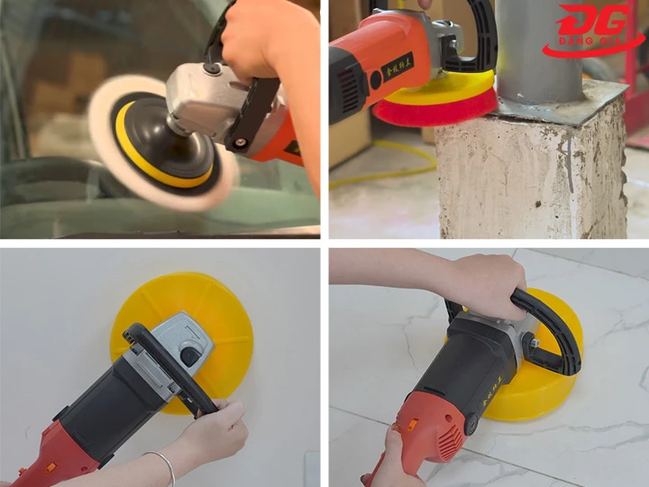 Ứng dụng máy chà sàn cầm tay Kumisai KMS 1500