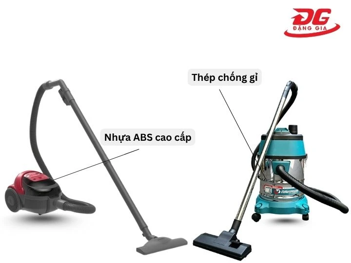 Máy hút bụi 1600W dùng vật liệu cao cấp, chống va đập