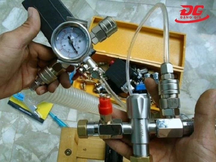 Lưu lượng máy nén khí tự chế thấp