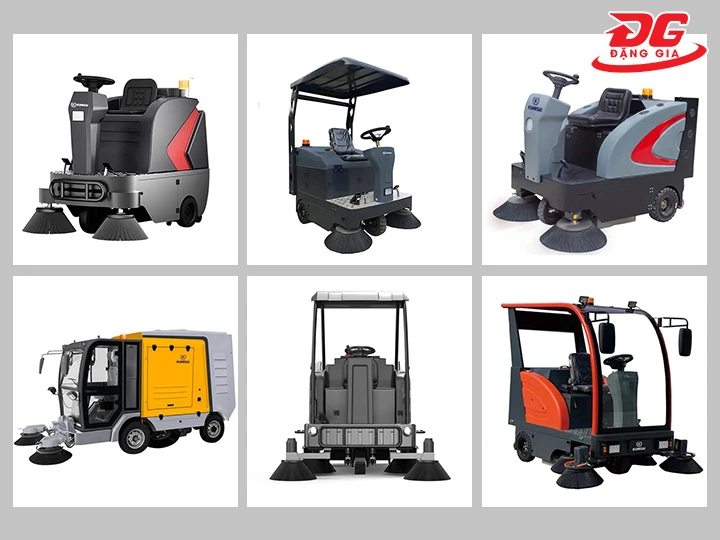 xe quét rác ngồi lái