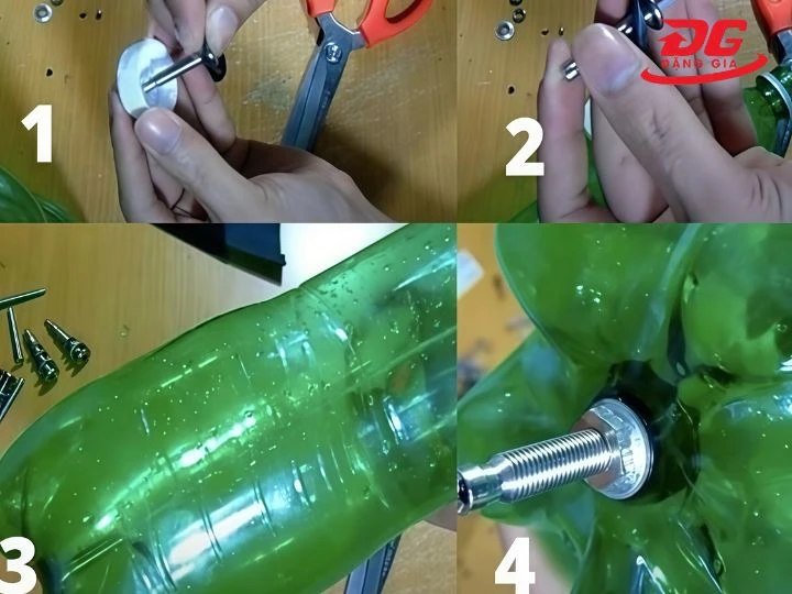 Cách thực hiện chế máy nén khí bằng chai nhựa