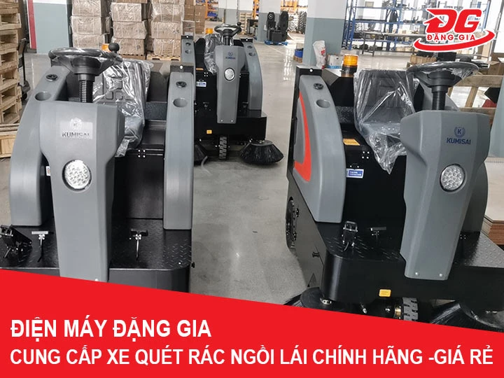 Đặng Gia phân phối xe quét rác ngồi lái giá rẻ