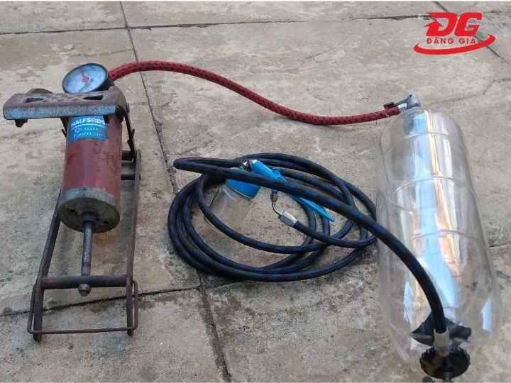 Máy nén khí tự chế dễ dàng bảo trì sửa chữa