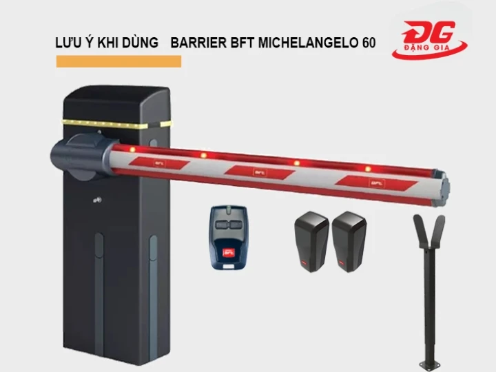 lưu ý khi dùng barrier tự động BFT MICHELANGELO 60