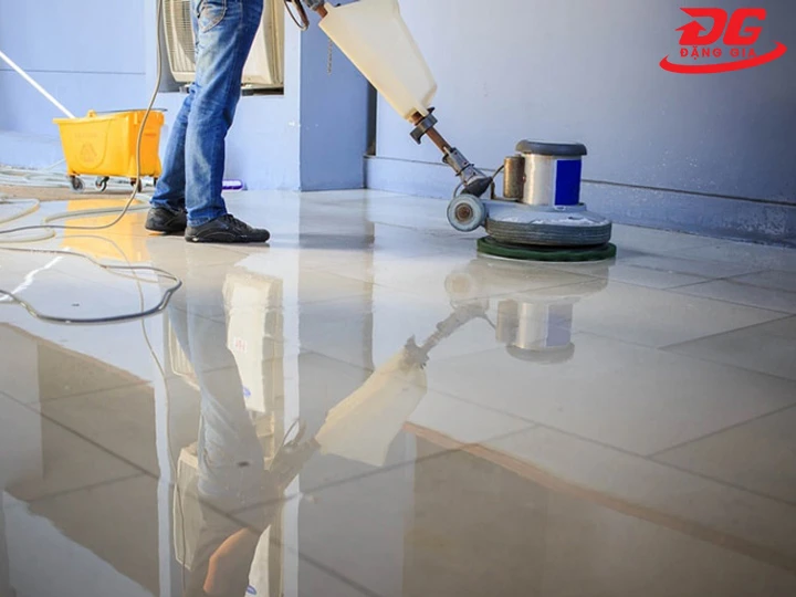 Máy đánh bóng sàn đánh sàn bóng như gương