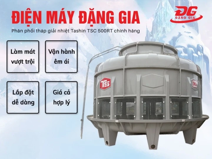 mua tháp giải nhiệt Tashin TSC 500RT