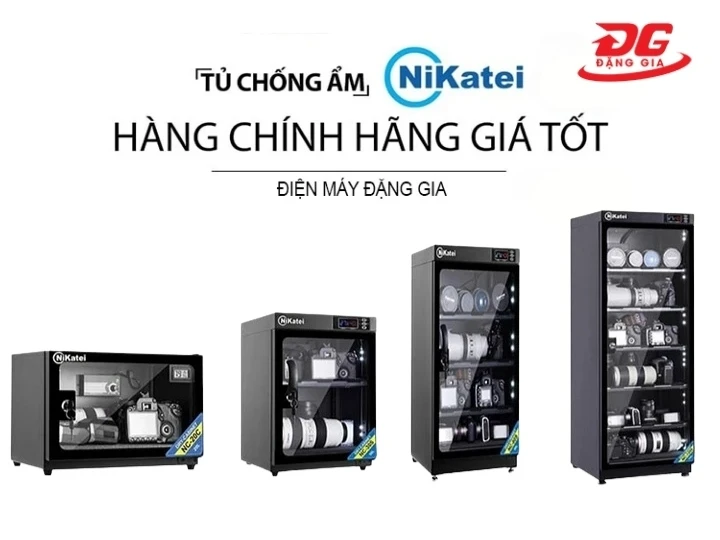 Mua tủ chống ẩm Nikatei chính hãng tại Đặng Gia