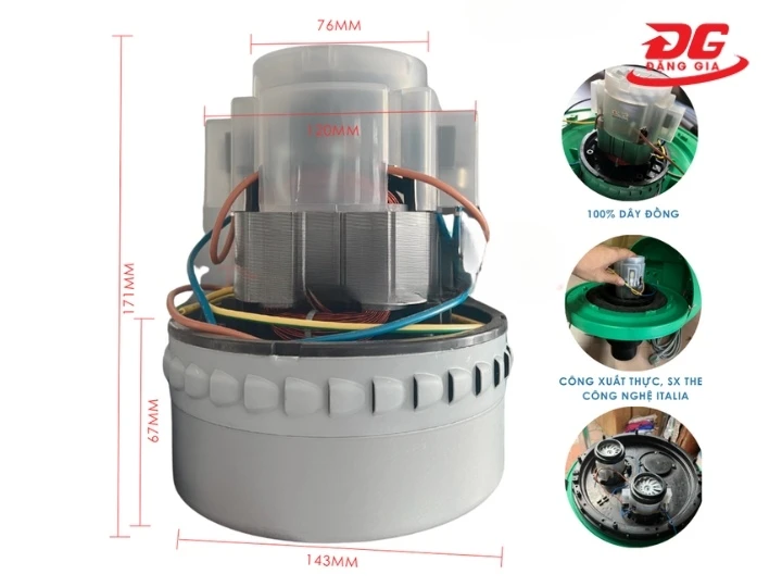 Điểm nổi bật tạo của motor 1200W