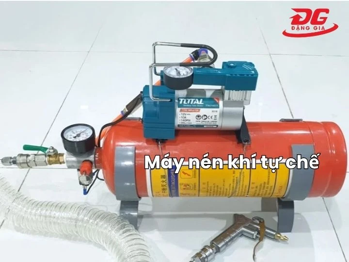 Tự chế máy nén khí đơn giản