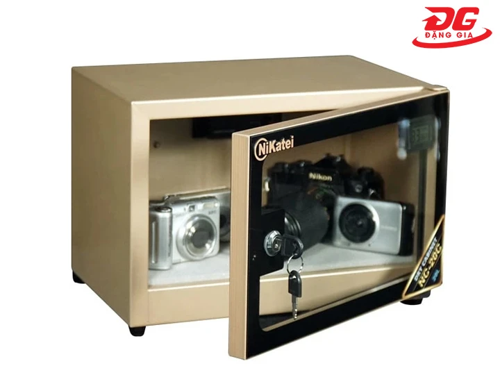 tủ chống ẩm Nikatei NC-20C Gold Plus thiết kế đẹp