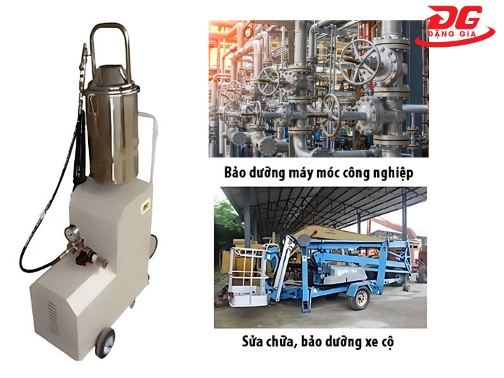 Ứng dụng của máy bơm mỡ điện Kocu K6013