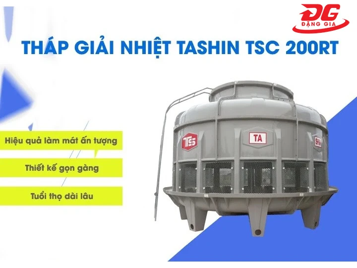 Tháp giải nhiệt TASHIN TSC 200RT làm mát nhanh
