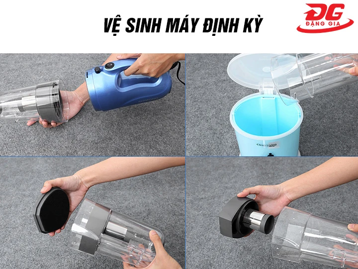 Vệ sinh máy hút bụi dưới 1 triệu