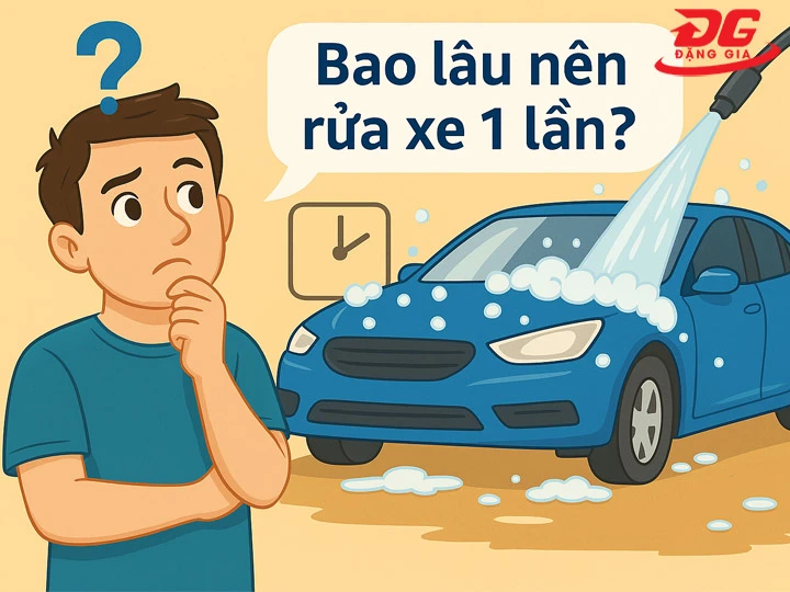 Bao lâu nên rửa xe 1 lần