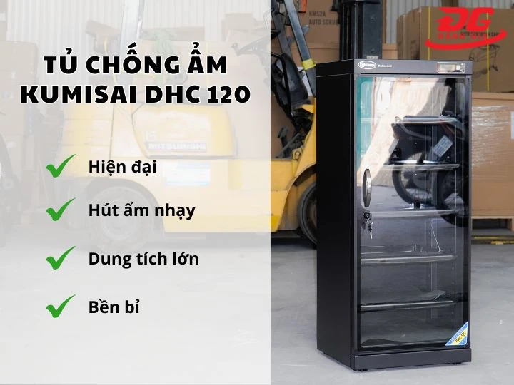 Ưu điểm của tủ chống ẩm Kumisai DHC 120