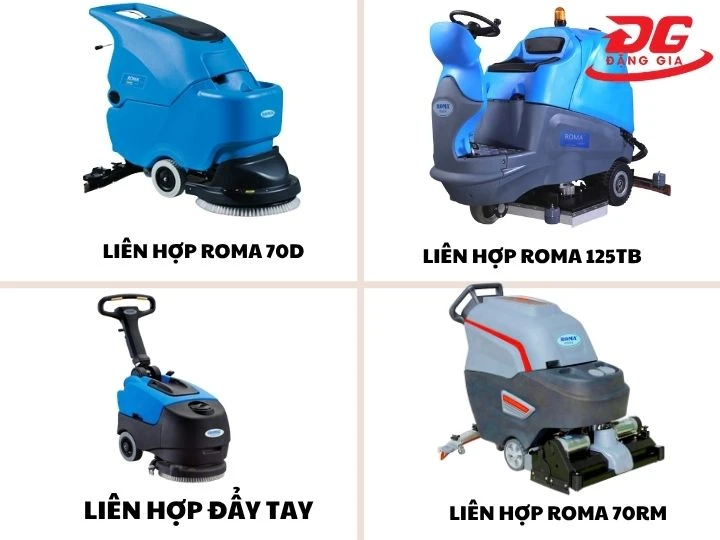 Những dòng máy chà sàn roma phổ biến 