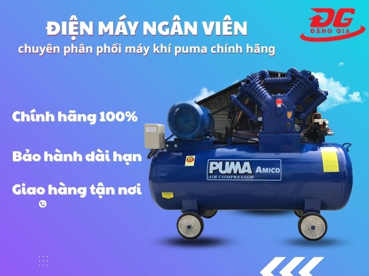 Điện máy Ngân Viên cung cấp máy nén khí puma chính hãng