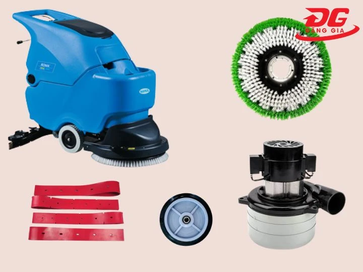 Máy chà sàn Roma bảo trì linh kiện dễ tìm