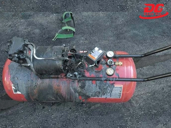 Máy nén khí tự chế không đảm bảo an toàn