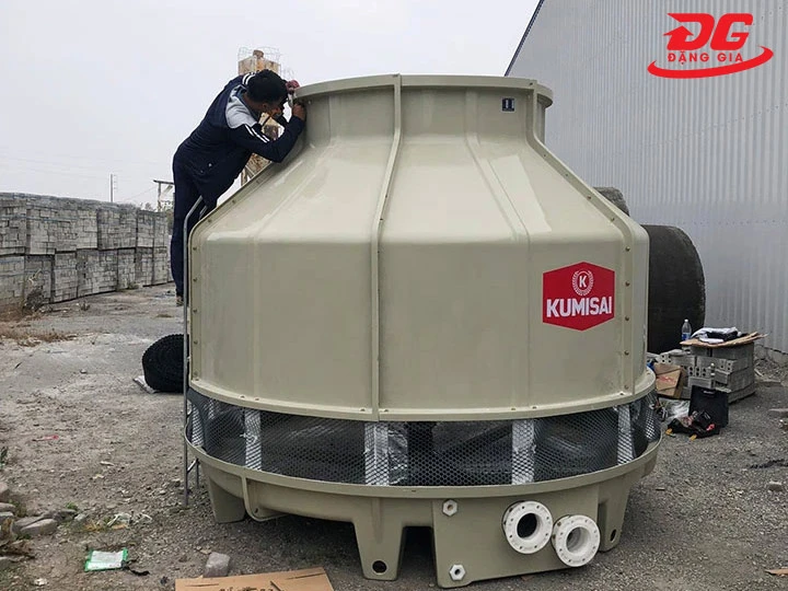 lắp đặt tháp giải nhiệt