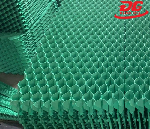 tấm tản nhiệt PVC H305mm dùng cho tháp giải nhiệt