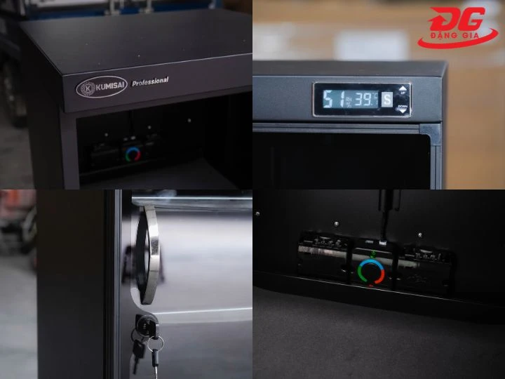 Tủ chống ẩm Kumisai DHC 200 có công nghệ hút ẩm IC