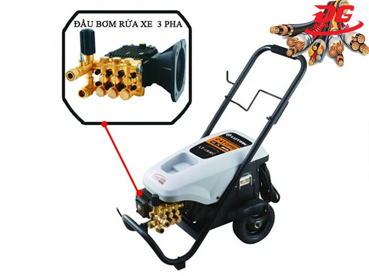 chọn máy rửa xe 3 pha