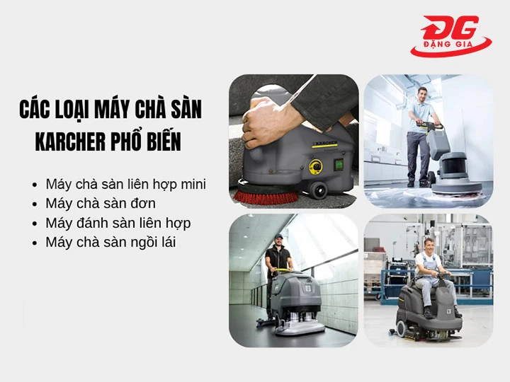 các loại máy chà sàn Karcher