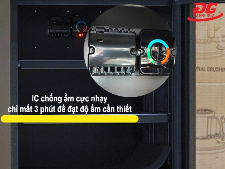 Cơ chế hút ẩm tủ chống ẩm Dry-Cabi DHC 800