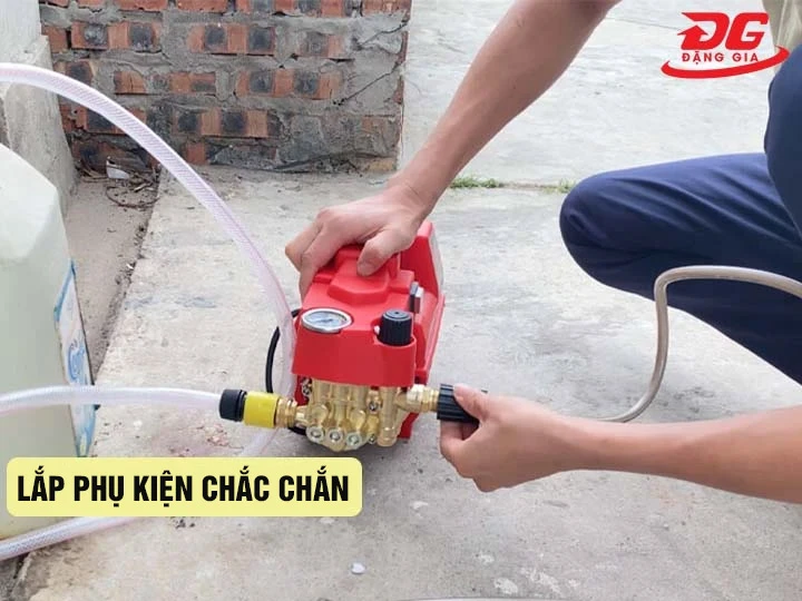 Lắp máy rửa xe Kushima