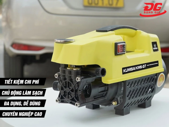 Lợi ích máy rửa xe mini gia đình Kumisai KMS Q7