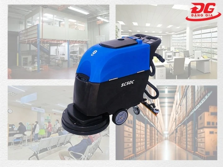 ứng dụng máy chà sàn liên hợp Supper Clean SC-50C