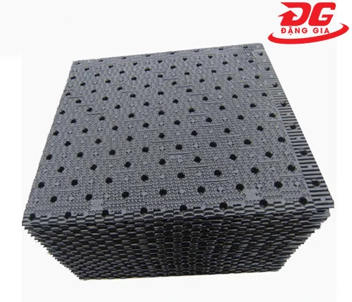 tấm tản nhiệt pvc cross flow cho tháp làm mát