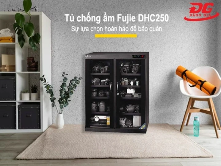 Tủ chống ẩm Fujie DHC250 (250 lít) chắc chắn