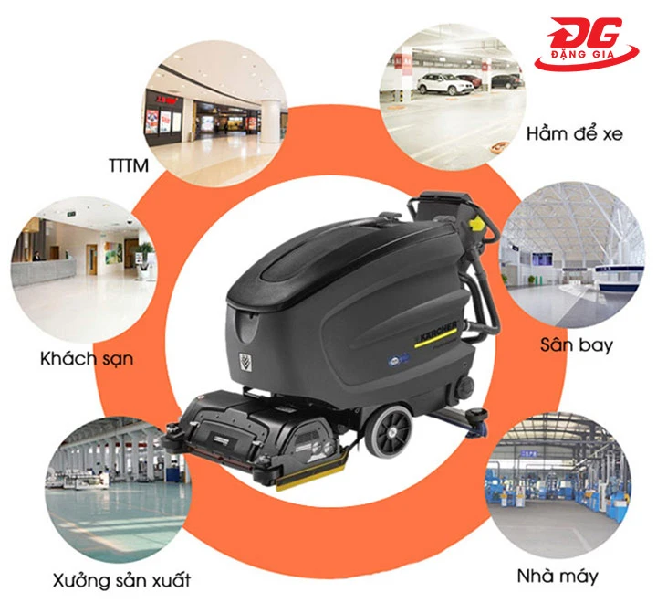 Ứng dụng của máy chà sàn Karcher