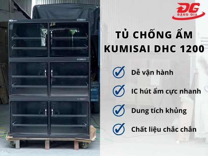 Ưu điểm của tủ chống ẩm Kumisai DHC 1200