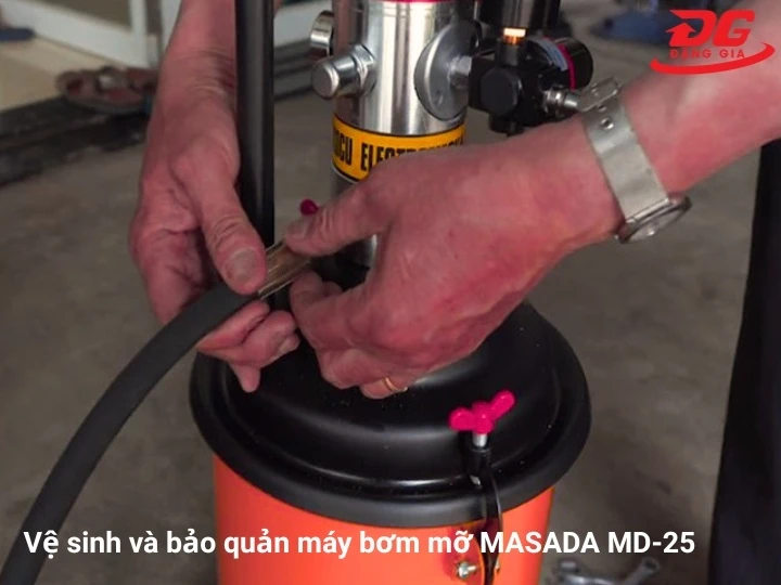 Bảo quản máy bơm mỡ MASADA MD-25