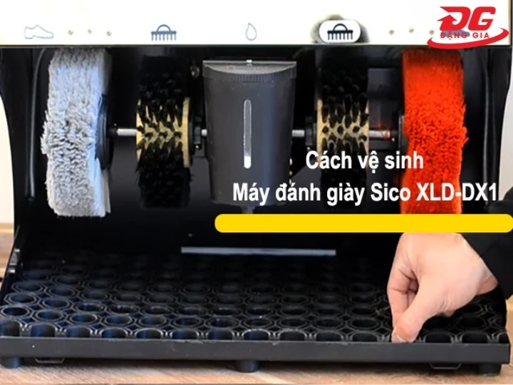 Vệ sinh máy đánh giày Sico XLD-DX1