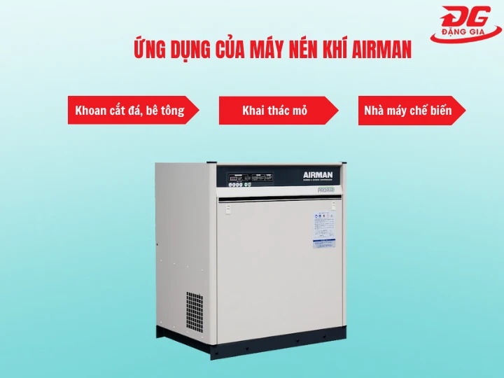 Cách sử dụng máy nén khí Airman trong đời sống