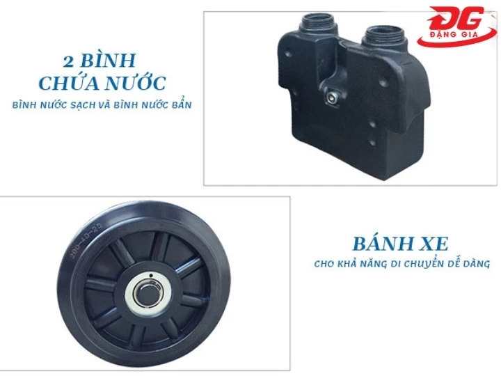 Máy chà sàn Kumisai KMS201 hệ thống phân tách nước