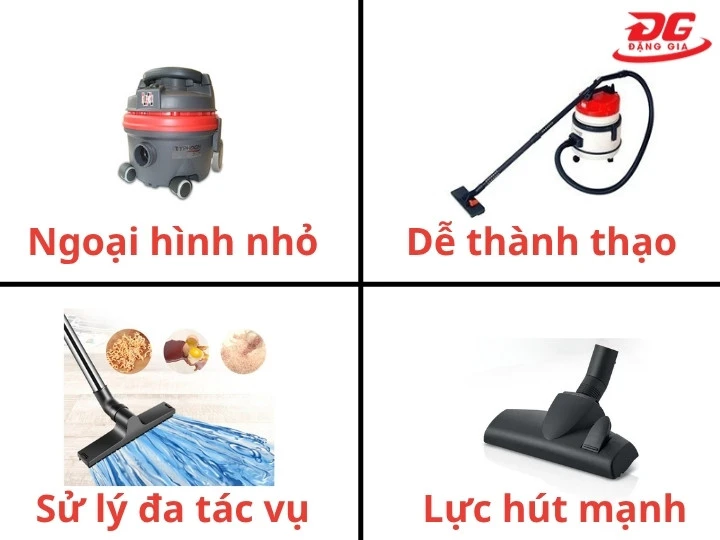 Ưu điểm máy hút bụi Typhoon