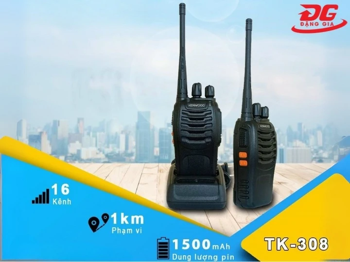 Bộ đàm Kenwood TK-308 có nhiều tính năng