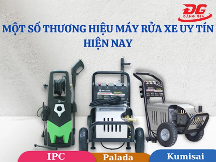 các thương hiệu máy rửa xe lớn